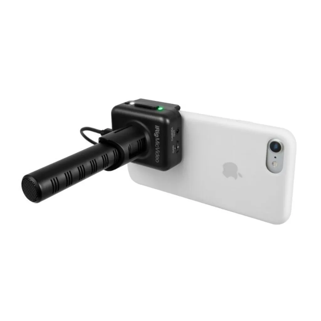 iRig Mic Video IK Multimedia - Audio Digitale Shotgun per Content Creator