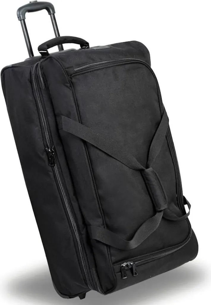Grand sac de voyage trolley noir MEMBER'S TT-0032 - Valise souple XL 75cm