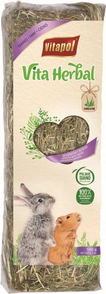 Vitapol zvp-1047, Heu, 500 g, Kaninchen, meadow hay, Box