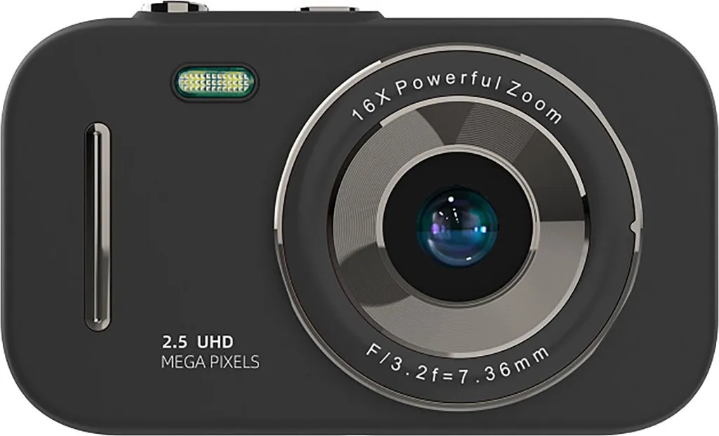 Fotocamera digitale 1080P, video portatile, 48 MP, doppio obiettivo, schermo IPS da 2,8 pollici, giochi, ascolto di musica, batteria integrata con scheda TF da 32 GB, lettore USB, regalo di compleanno, regalo di Natale per adolescenti, studenti, amici - 3
