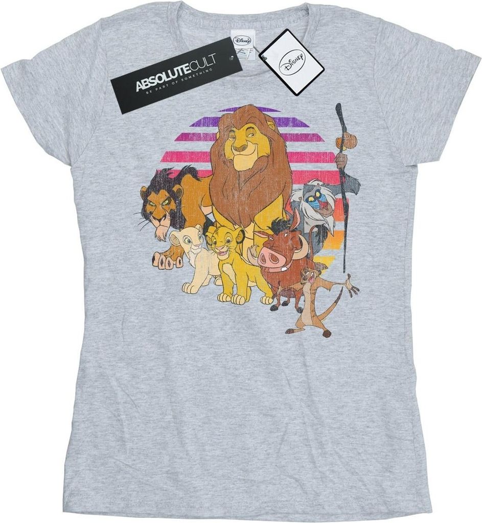Disney - "The Lion King Pride Family" T-Shirt für Damen BI25055 (XL) (Grau)