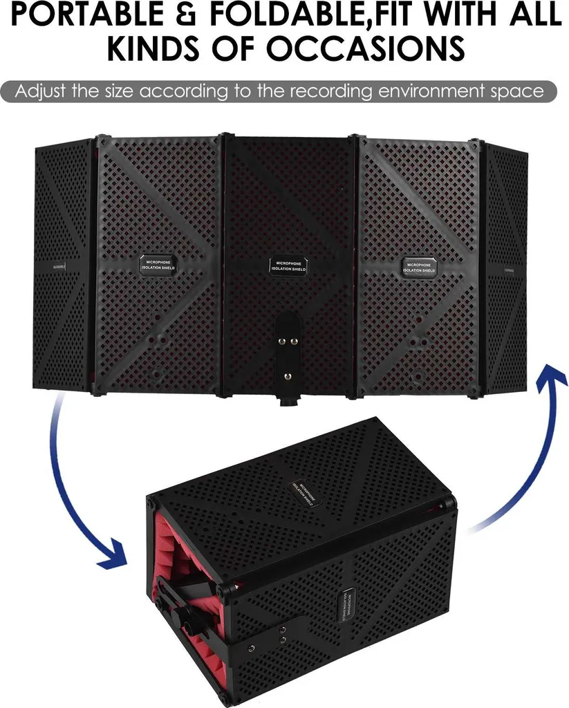 Éliminez l'écho et les bruits avec ce panneau acoustique pour micro