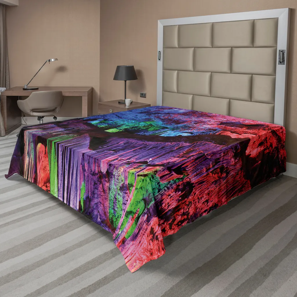 Lenzuolo ABAKUHAUS Microfibra 244x205 cm - Foto Formazioni Rocciose