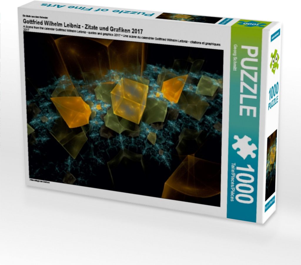 Calvendo Ein Motiv aus dem Kalender Gottfried Wilhelm Leibniz - Zitate und Grafiken 2017 1000 Teile Puzzle quer 640x480mm, Schmitt Georg; 7389133