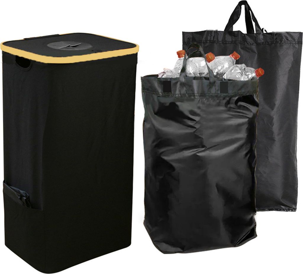 Pfandflaschen Sammelbehälter Mit Rädern - Großer Flaschensammler Mit Deckel