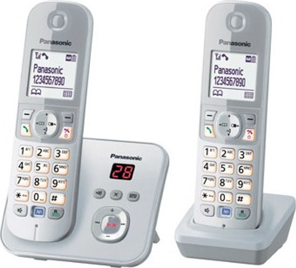 Panasonic KX-TG6823 Strahlungsarmes Schnurlostelefon mit Produktbild 5