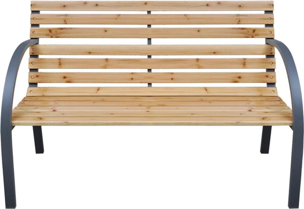 vidaXL Záhradná lavička 112 cm z masívneho jedľového dreva Obrázok produktu 