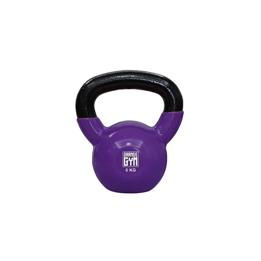 Orange Gym – Vinyl-Kettlebell – 6 kg