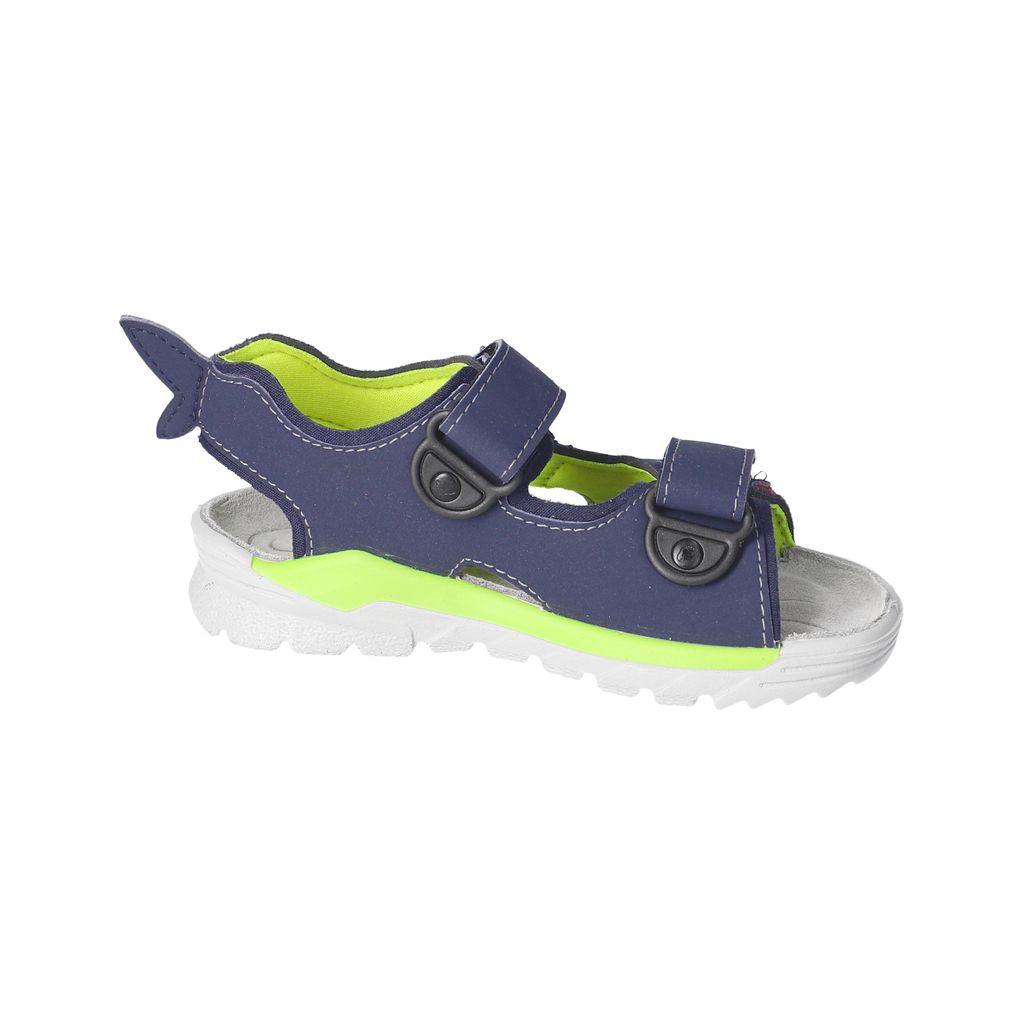 RICOSTA Sandali Bambina Pelle Blu Casual con Fibbie (EU 38