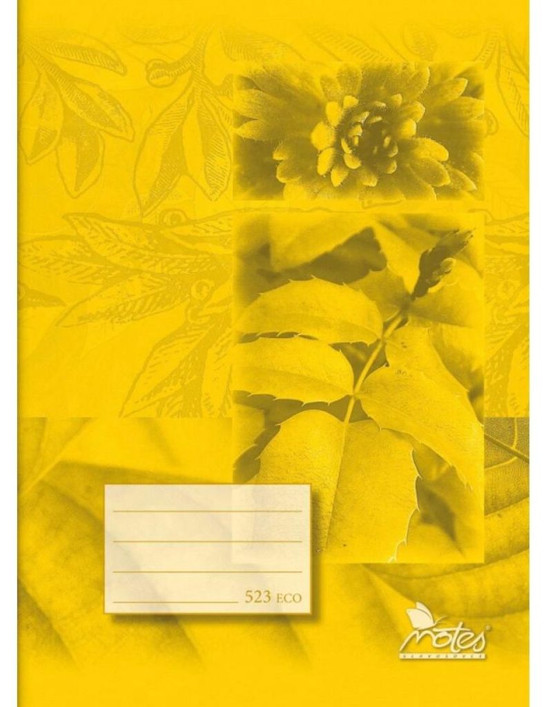 Schularbeitsheft 523 gelb ( A5, Linie 12 mm, 20 Blatt)
