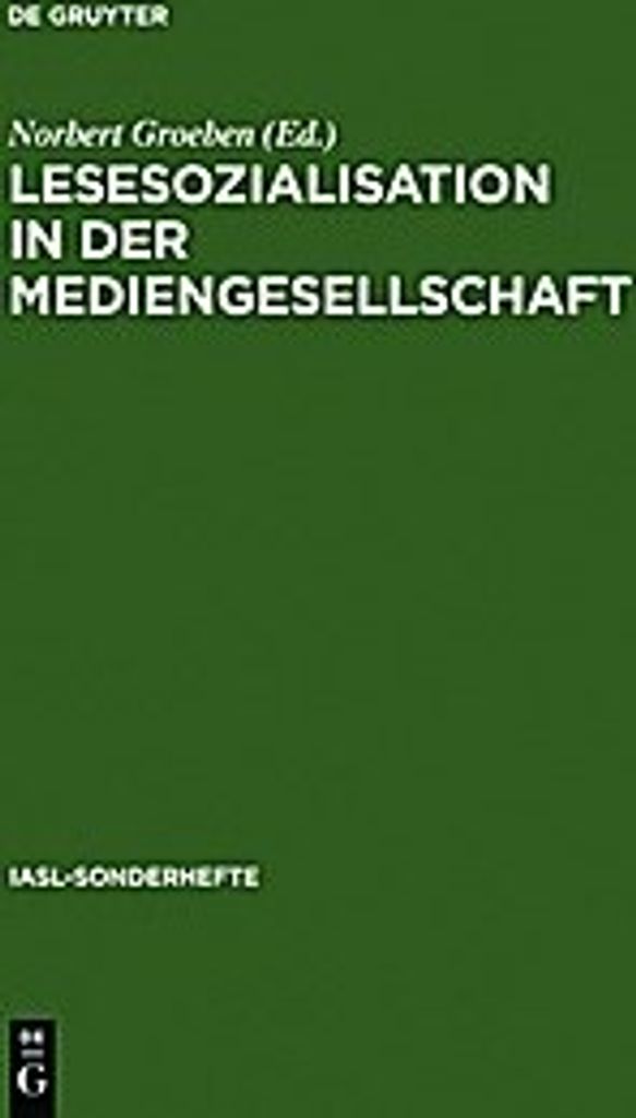 Lesesozialisation in der Mediengesellschaft