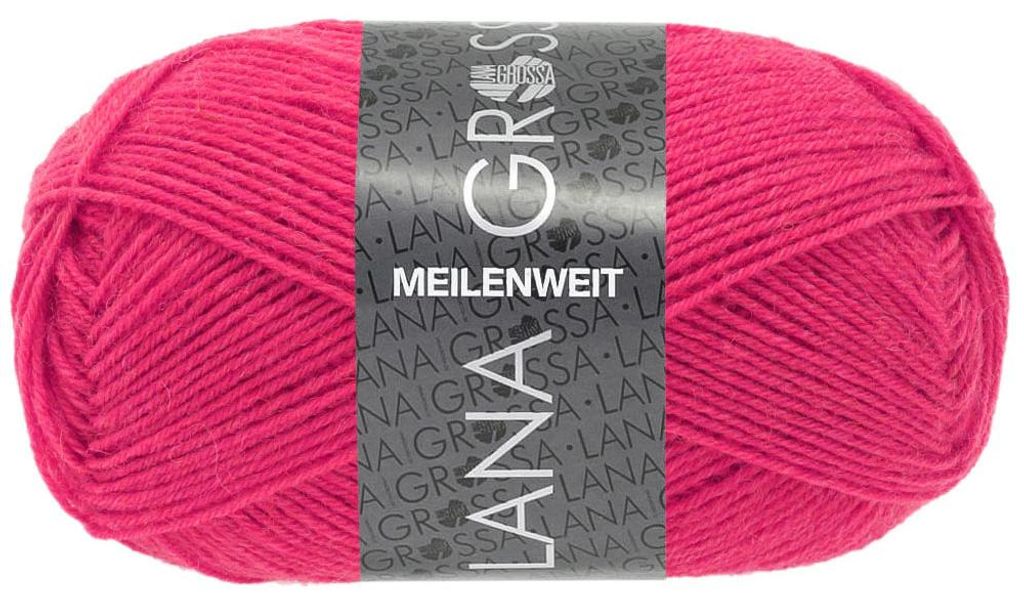 Lana Grossa - Meilenweit 4-fach 50g 1420 himbeer Produktbild 
