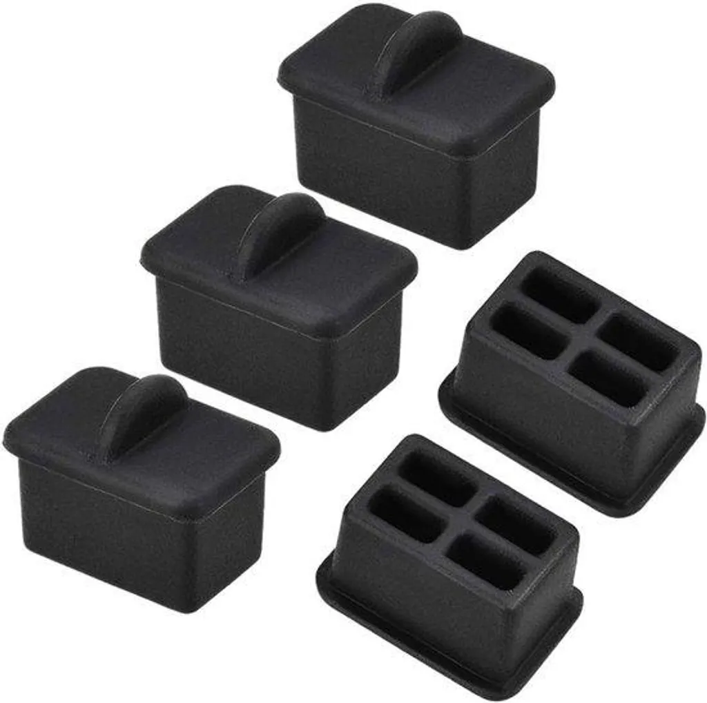 Bouchon de protection SFP en silicone pour port de switch - 5 unités