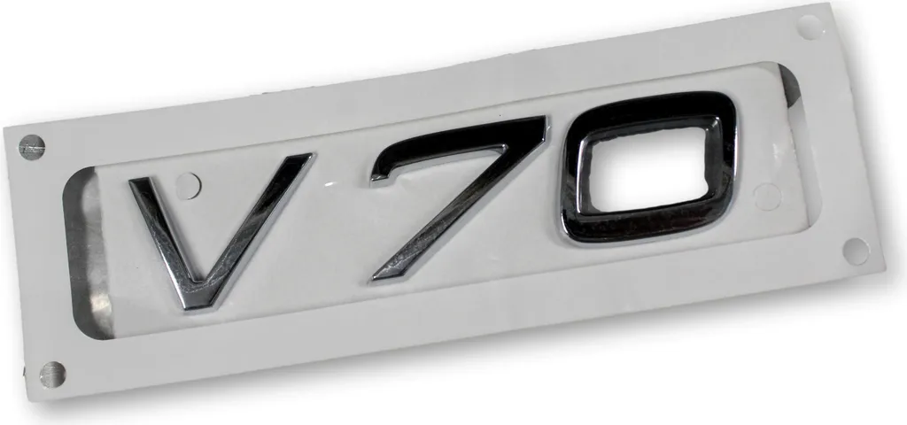 Emblème Volvo V70 Finition Chrome OE 31265788 - Résistance Intempéries