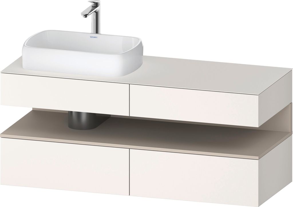 DURAVIT QA4765083840010 QTG KWTU WH Ek. 1400x550x600 Wß Smt Produktbild 