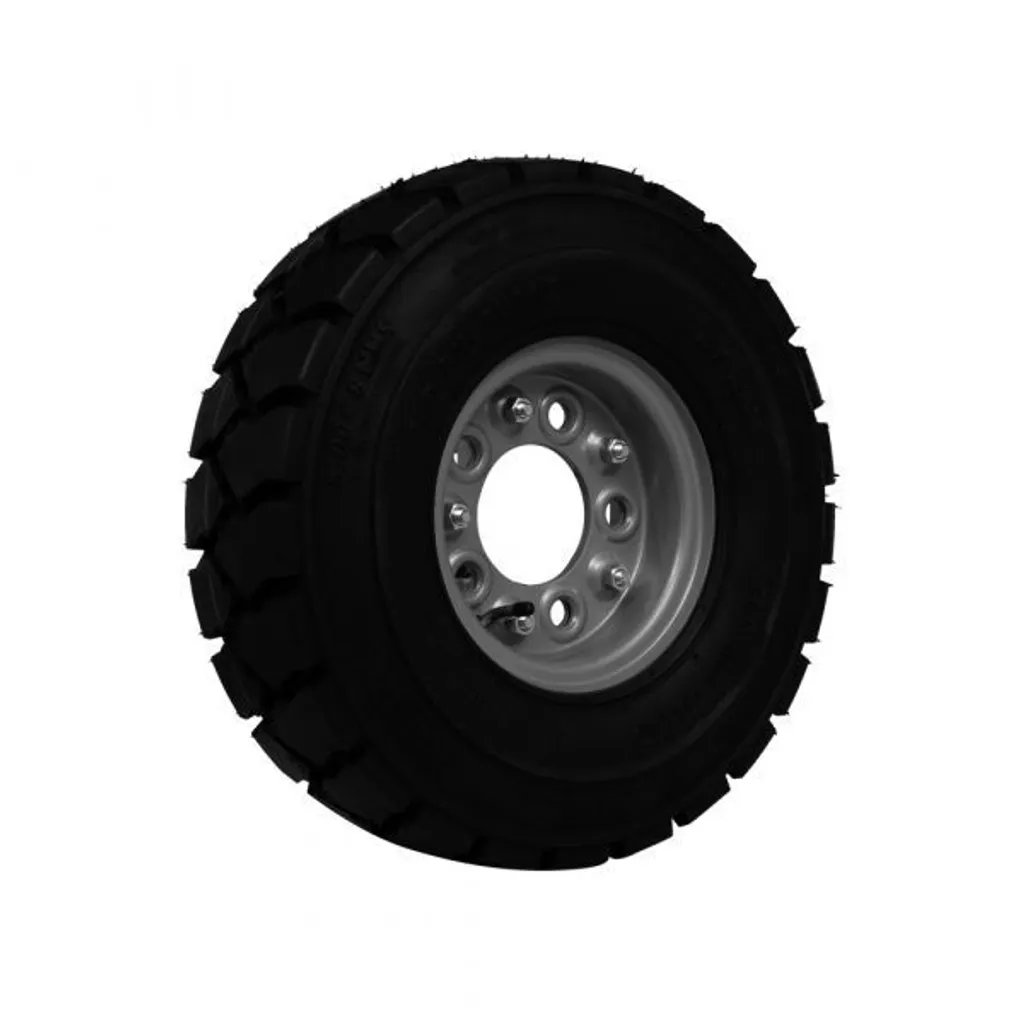 Roue de Remorque 5.00-8 8PR HD avec Jante 5 Trous pour Chariot Élévateur