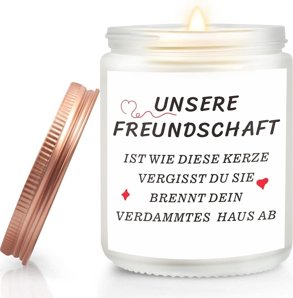 Lavendel-Duftkerze aus natürlichem Wachs Geschenk für einen Freund
