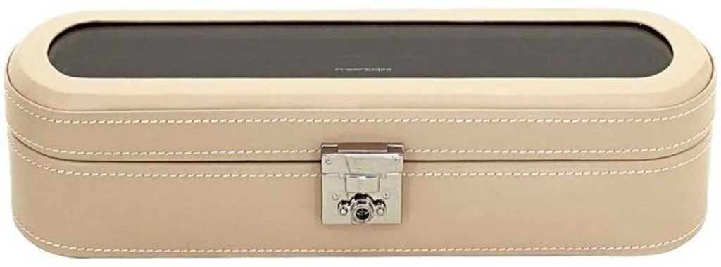 Friedrich23 Cordoba 26393-8 Mallette Montres en Cuir Beige pour 5 Montres