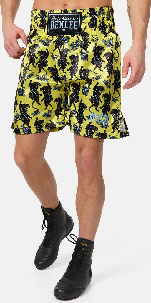 Herren Boxhose PANTHER BOXING Yellow/Black/Blue S BENLEE