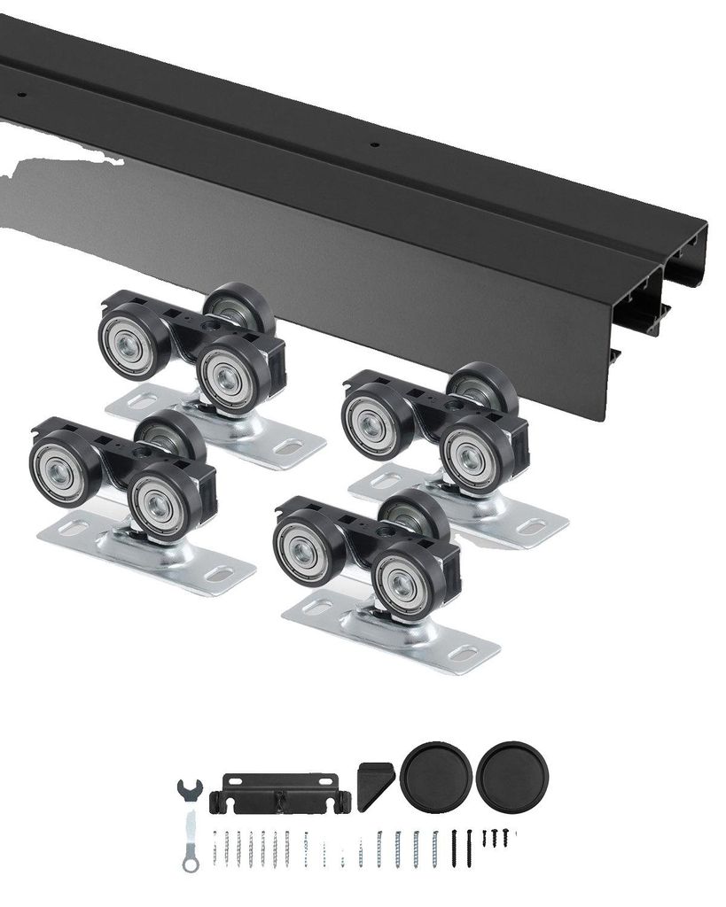 VEVOR Schuifdeursysteem, schuifdeuraccessoire, railsset, Productafbeelding 