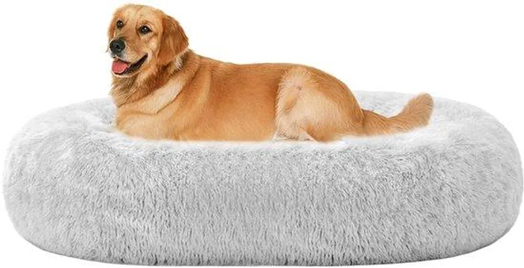 Panier chien 100 cm lavable gris clair - Stop aux odeurs et poils