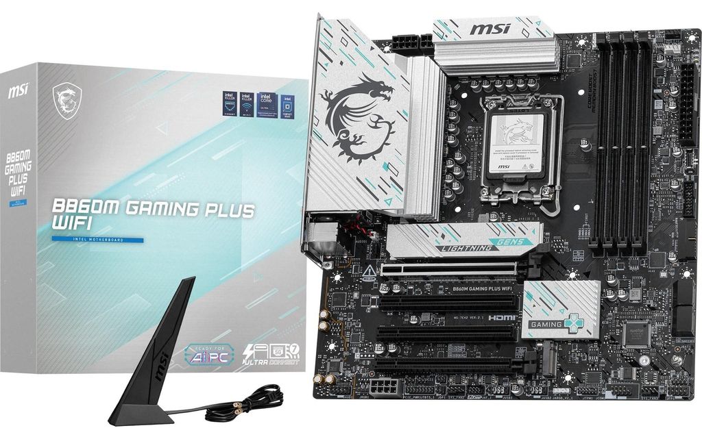 MSI B860M GAMING PLUS WIFI Motherboard Intel B860 LGA 1851 (Socket V1) micro ATX