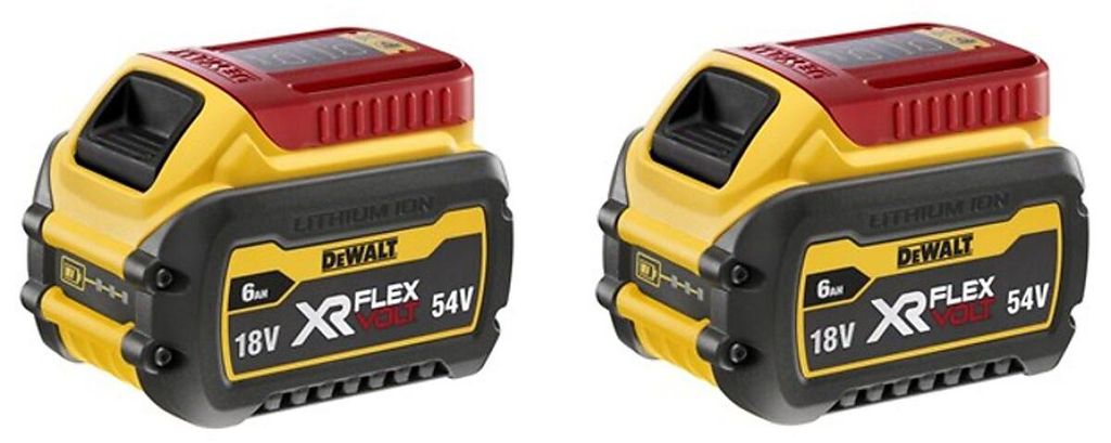DeWalt DCB546T2-XJ Akku Pack 2x2/6Ah 18/54V Li-Ion Produktbild 