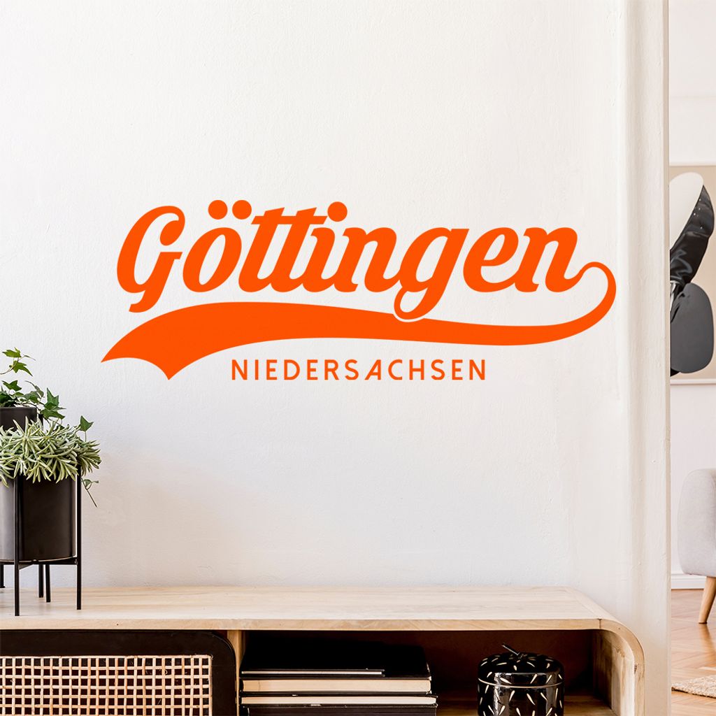 Göttingen Niedersachsen Wandtattoo Wandaufkleber Wall Sticker - Dekoration, Küche, Wohnzimmer, Schlafzimmer, Badezimmer