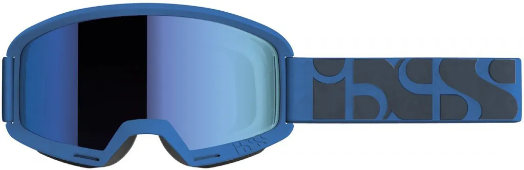 Masque iXS Hack Mirror Racing Blue avec Écran Miroir Large Vision VTT