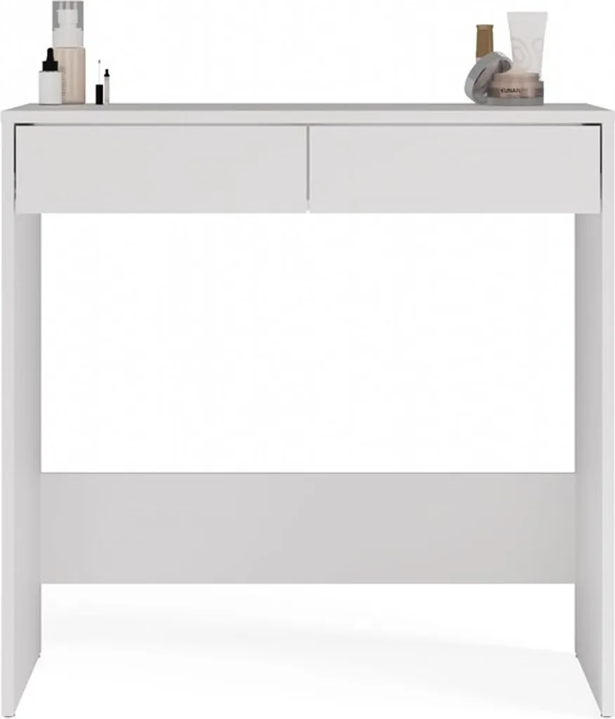 Bureau de télétravail HOOVER 1 blanc - Idéal pour petits appartements