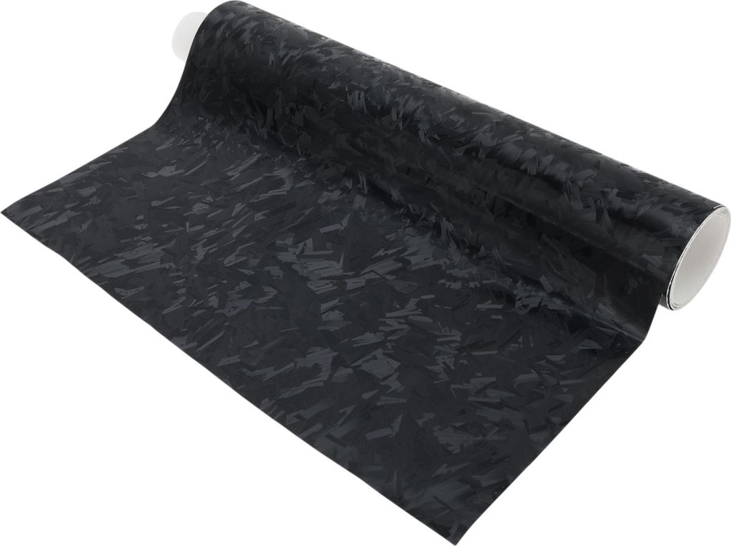 Forged Carbon Folie 300x30cm Selbstklebend Autofolie Auto Folie Blasenfrei DIY-Aufkleber,Auto,Fahrzeug,Morotrad Silber Schwarz