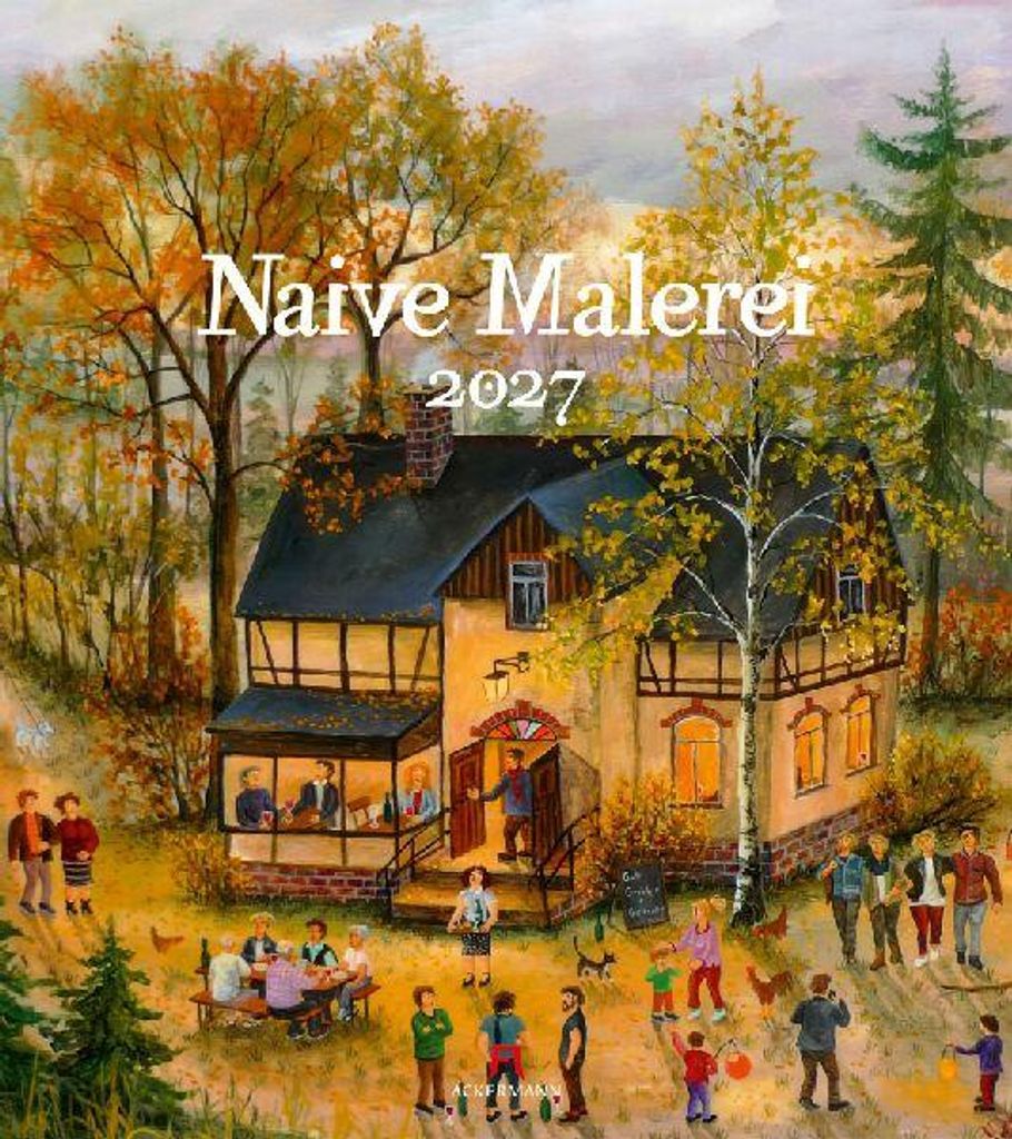 Ackermann Kunstverlag Wandkalender 2027 Naive Malerei 48x54 Produktbild 