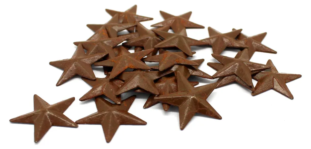Lot de 24 Mini Éponges Métal Rouillé 2,5cm pour Déco Rustique