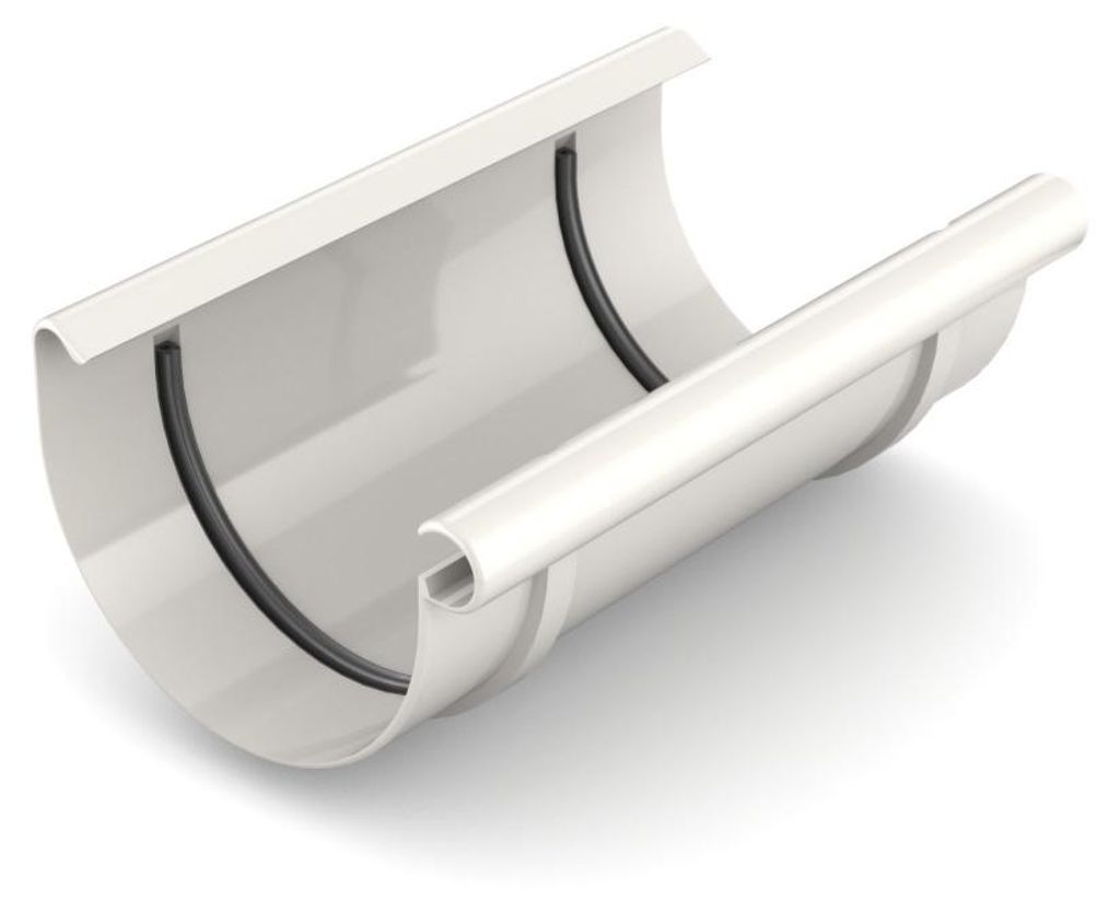 BRYZA Raccordo per grondaia in plastica Ø 100 mm, bianco Immagine del prodotto 