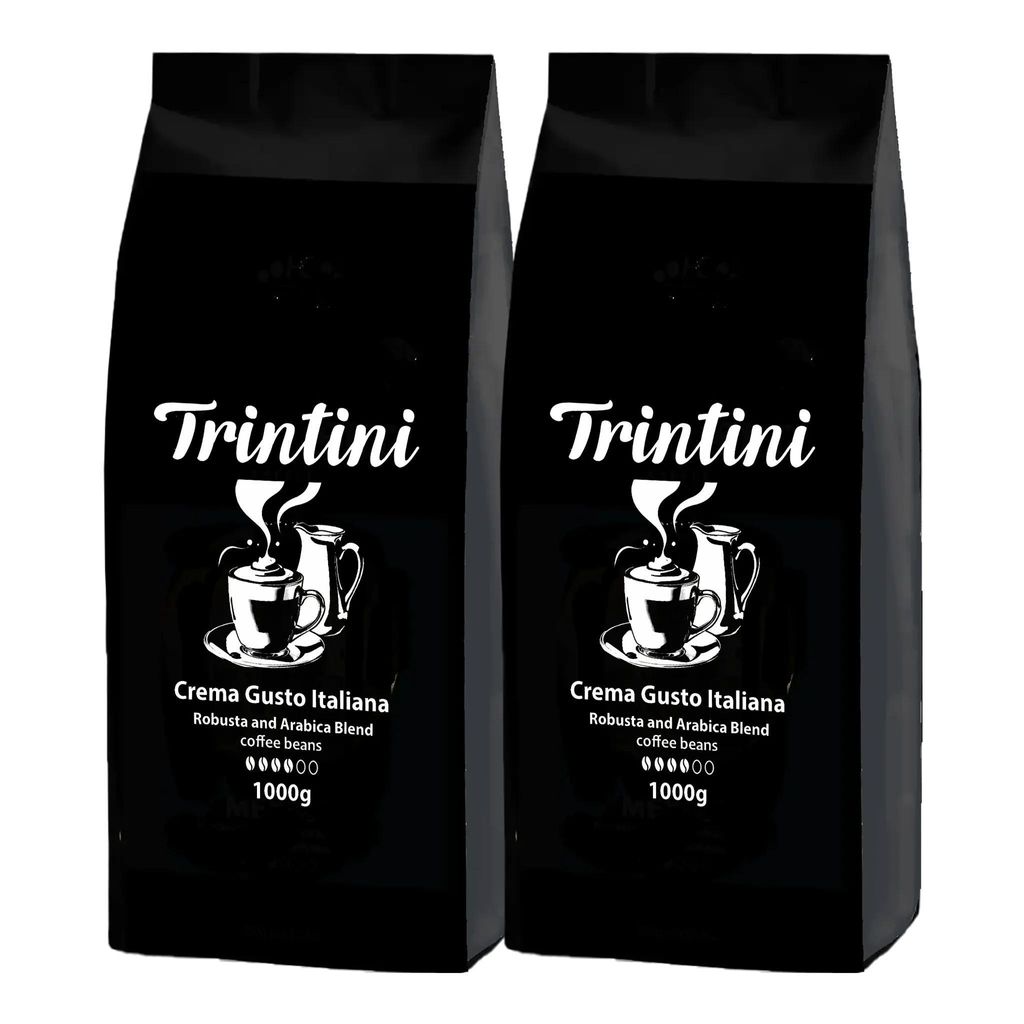 Trintini Crema Gusto Italiana Kaffeebohnen 2x1000g Produktbild 
