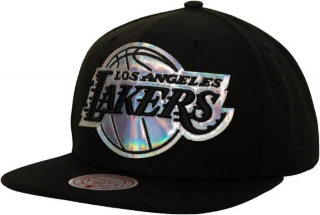Bonnet NBA Mitchell & Ness Lakers Iridescent XL Logo HHSS3186LAL Noir