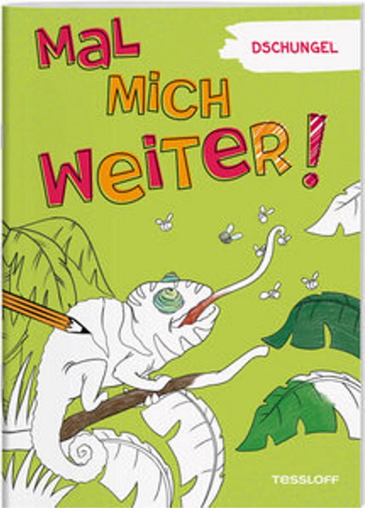 Mal mich weiter! Dschungel: Malen für Kinder ab 7 Jahren (Malbücher und -blöcke)