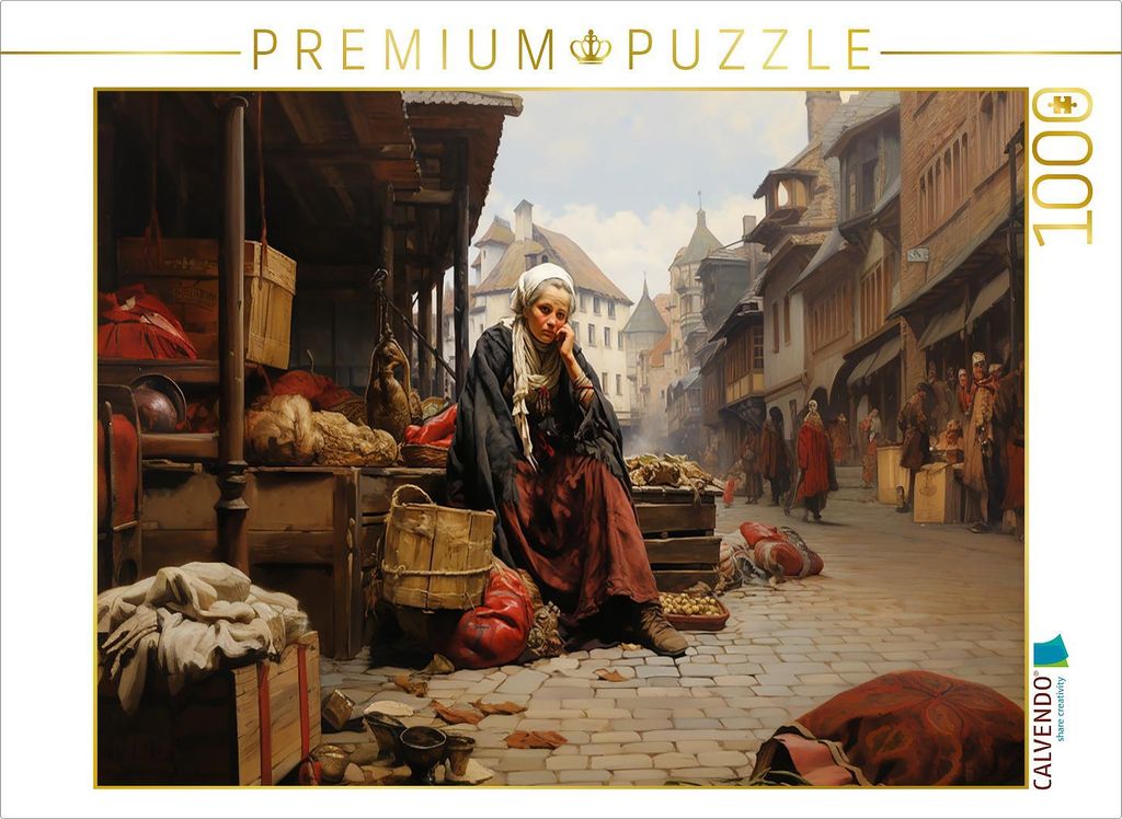 CALVENDO Puzzle Die kesse Hildegard | 1000 Teile Lege-Größe 64x48cm Foto-Puzzle für glückliche Stunden