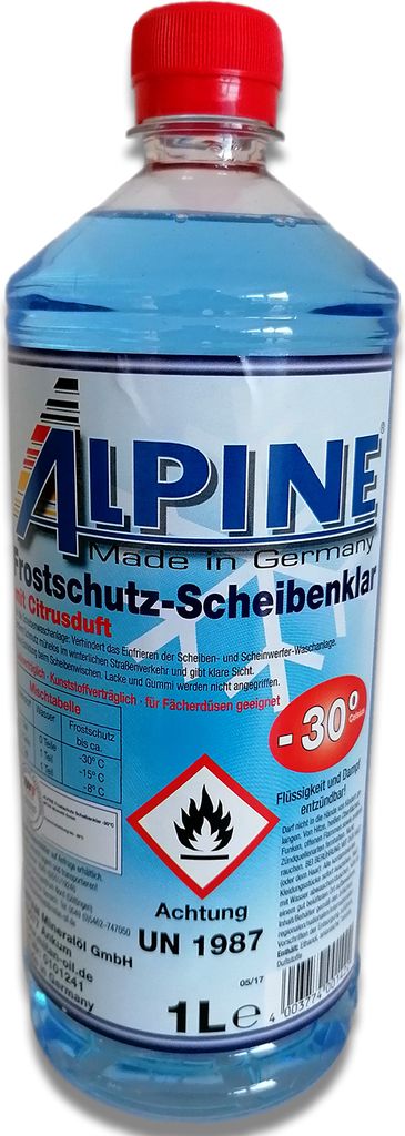 Frostschutz | ALPINE | Scheibenklar | -30°C | 1 Liter
