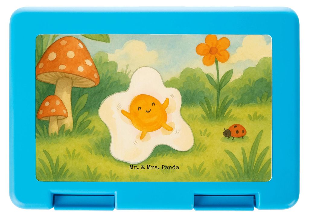Mr. & Mrs. Panda Lunchbox Spiegelei Ei Design - Weiß - Geschenk, Schön, Tiere, Liebe, Essensbox, Lebensmittel Aufbewahrungsbox, Snackbox, Bentobo...