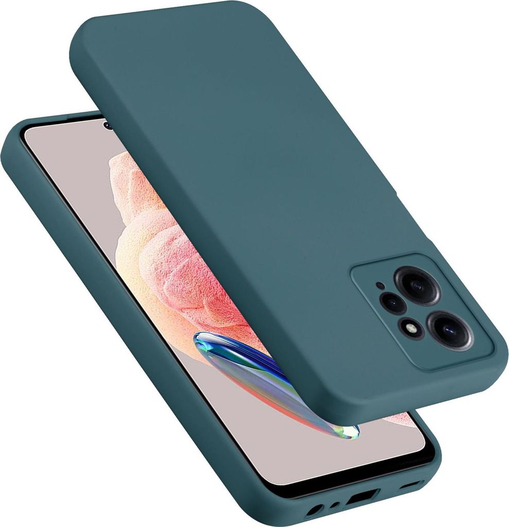 Cadorabo Hülle für Xiaomi Redmi Note 12 4G Hülle Silikon Handyhülle Case aus flüssigem Silikon, Kratzfeste und stoßfeste Schutzhülle für Xi...