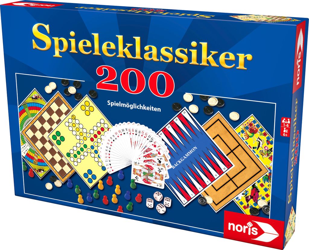 Noris 200 Games Collection, Brettspiel, Traditionell, 6 Produktbild 