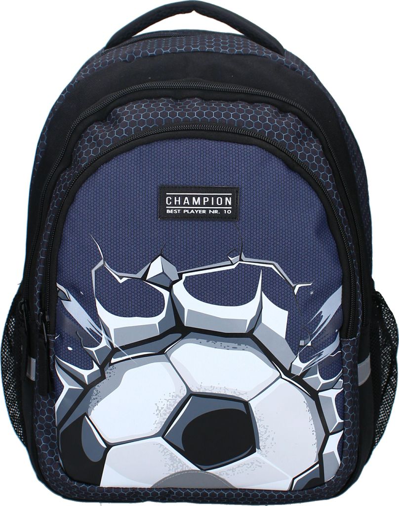 Vadobag Rucksack mit coolem Fußball-Print Black One size