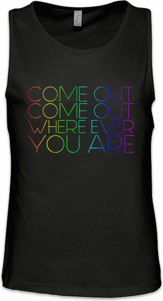 Urban Backwoods Come Out Come Out, Ärmelloses T-Shirt, Farbe: Schwarz, Größe: 3XL