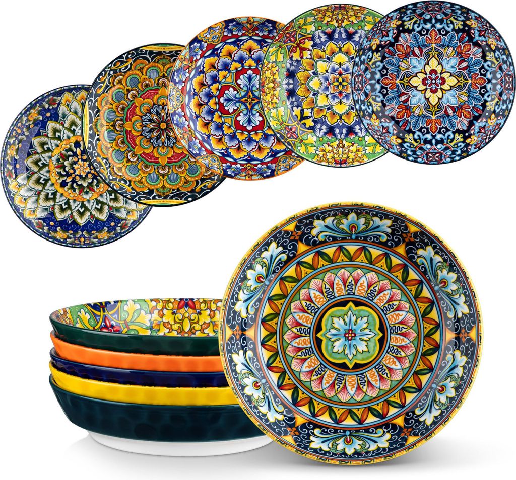 Polévkové mísy 6 osob, porcelánové polévkové mísy vancasso Obrázek produktu 