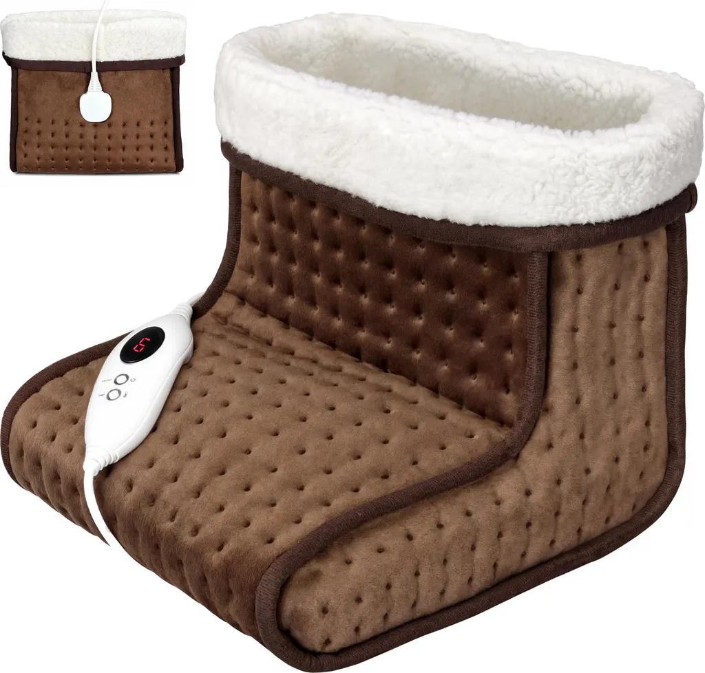 Solution Pieds Froids : Chauffe-Pieds Grande Taille avec Arrêt Automatique