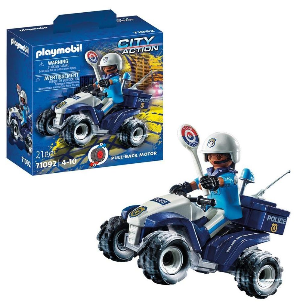 71092 City Action: Quad policial de alta velocidad, juguete Imagen del producto 