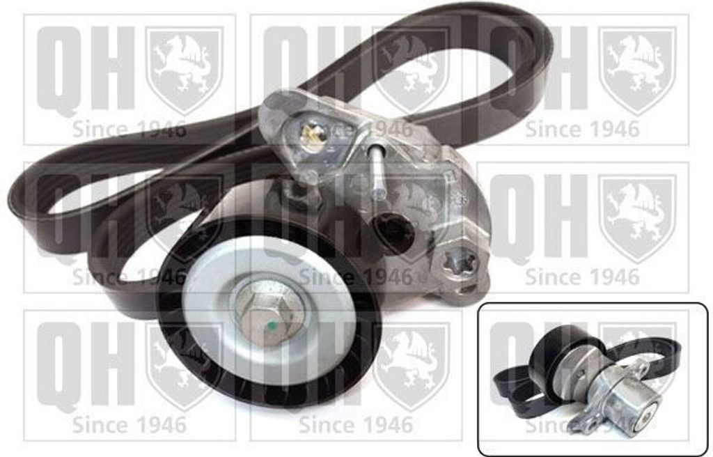 QUINTON HAZELL QDK150 Keilrippenriemensatz für VW Golf VII Schrägheck (5G1, BQ1, BE1, BE2)