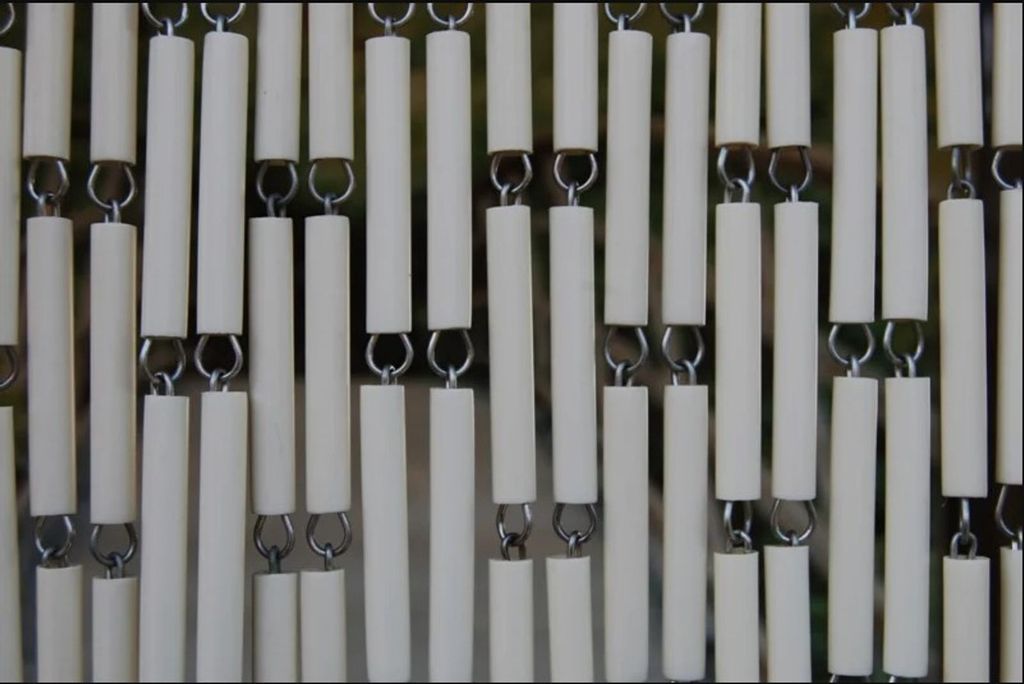 La Tenda CAMPOS 1 XL Kettenvorhang beige,Maße:140 x 230 cm