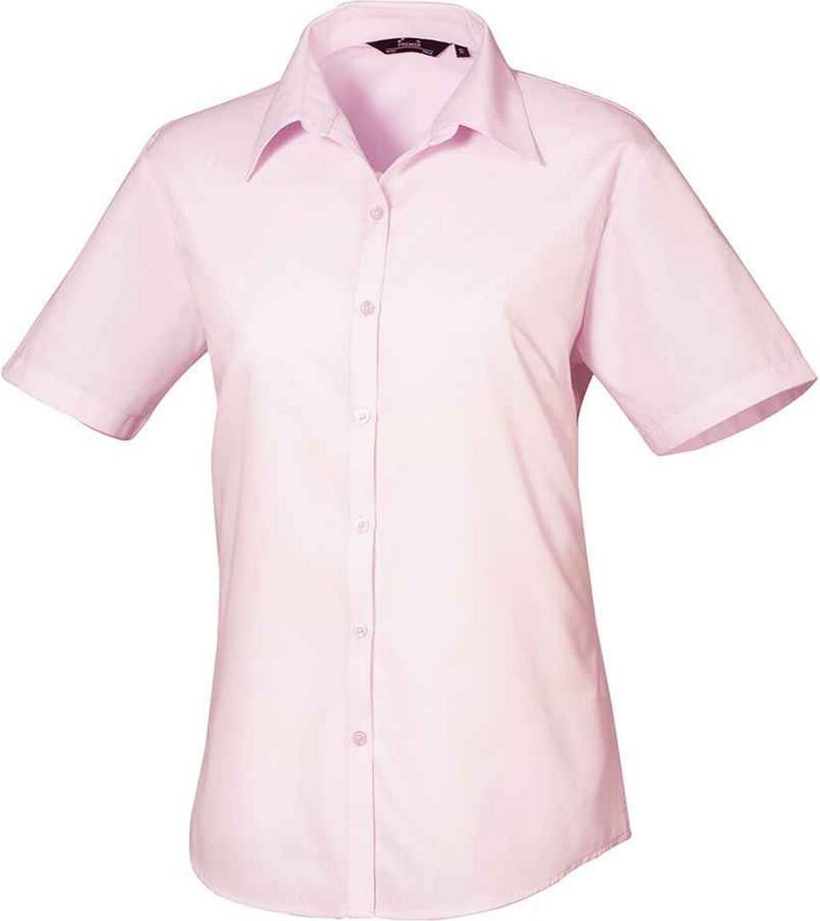 Premier - Bluse für Damen kurzärmlig PC5624 (52 DE) (Pink)